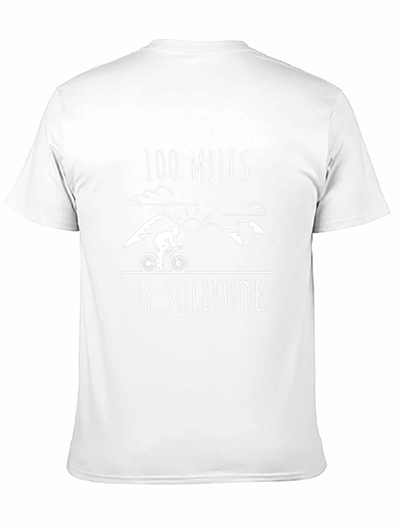 100 Miles of Solitude Graphic Tee - Black