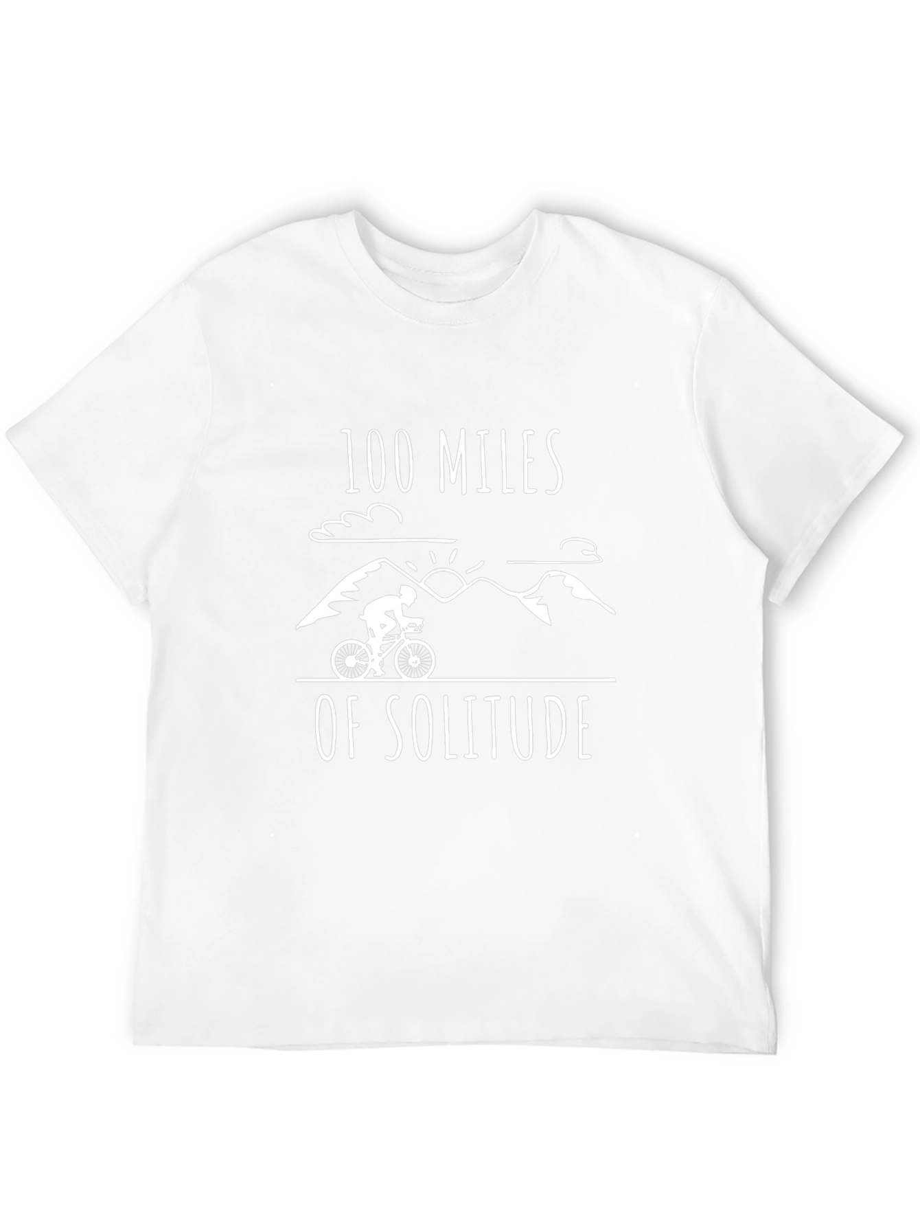 100 Miles of Solitude Graphic Tee - Black