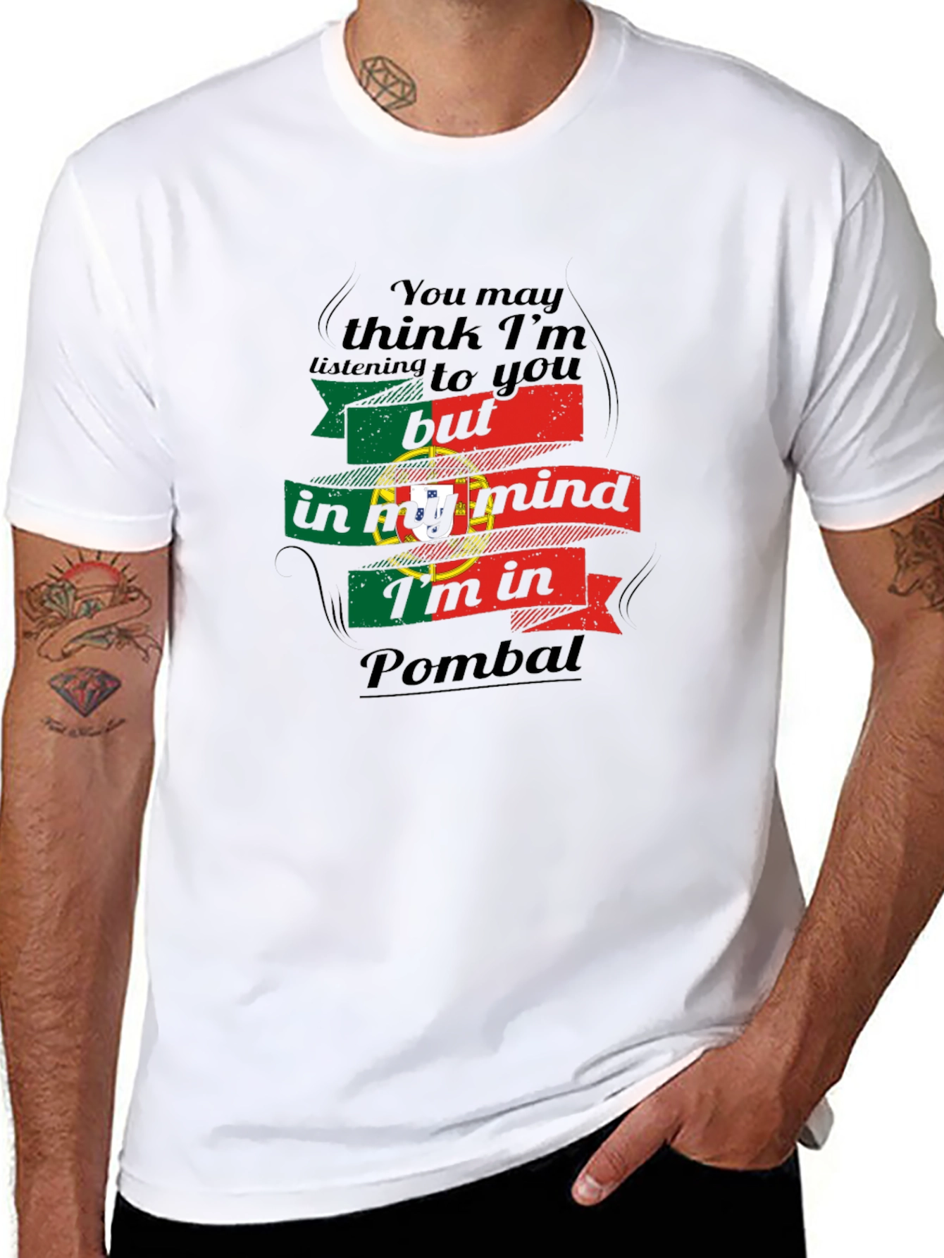 Portugal Pombal Mind T-Shirt - Novelty Travel Shirt