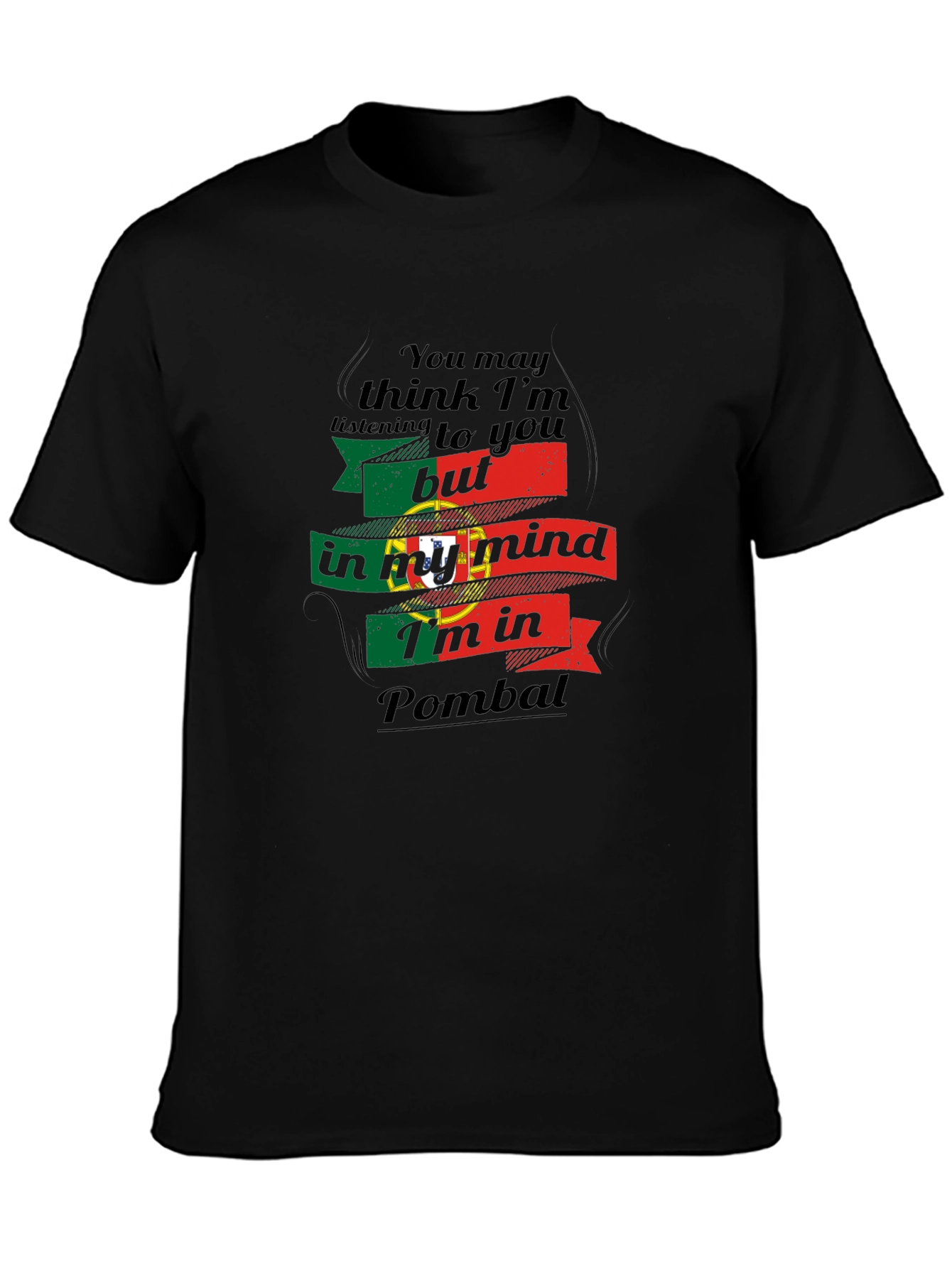 Portugal Pombal Mind T-Shirt - Novelty Travel Shirt