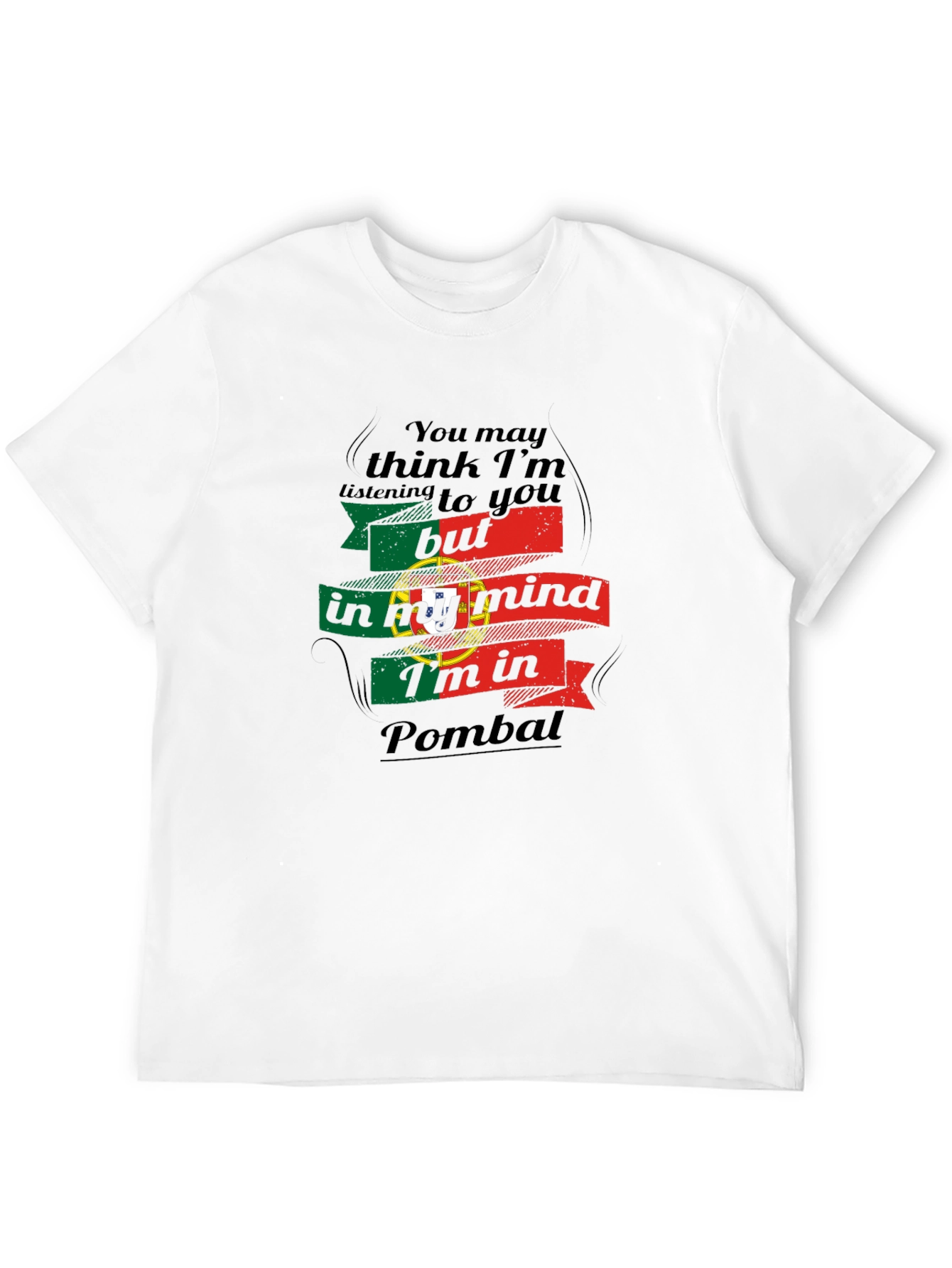 Portugal Pombal Mind T-Shirt - Novelty Travel Shirt