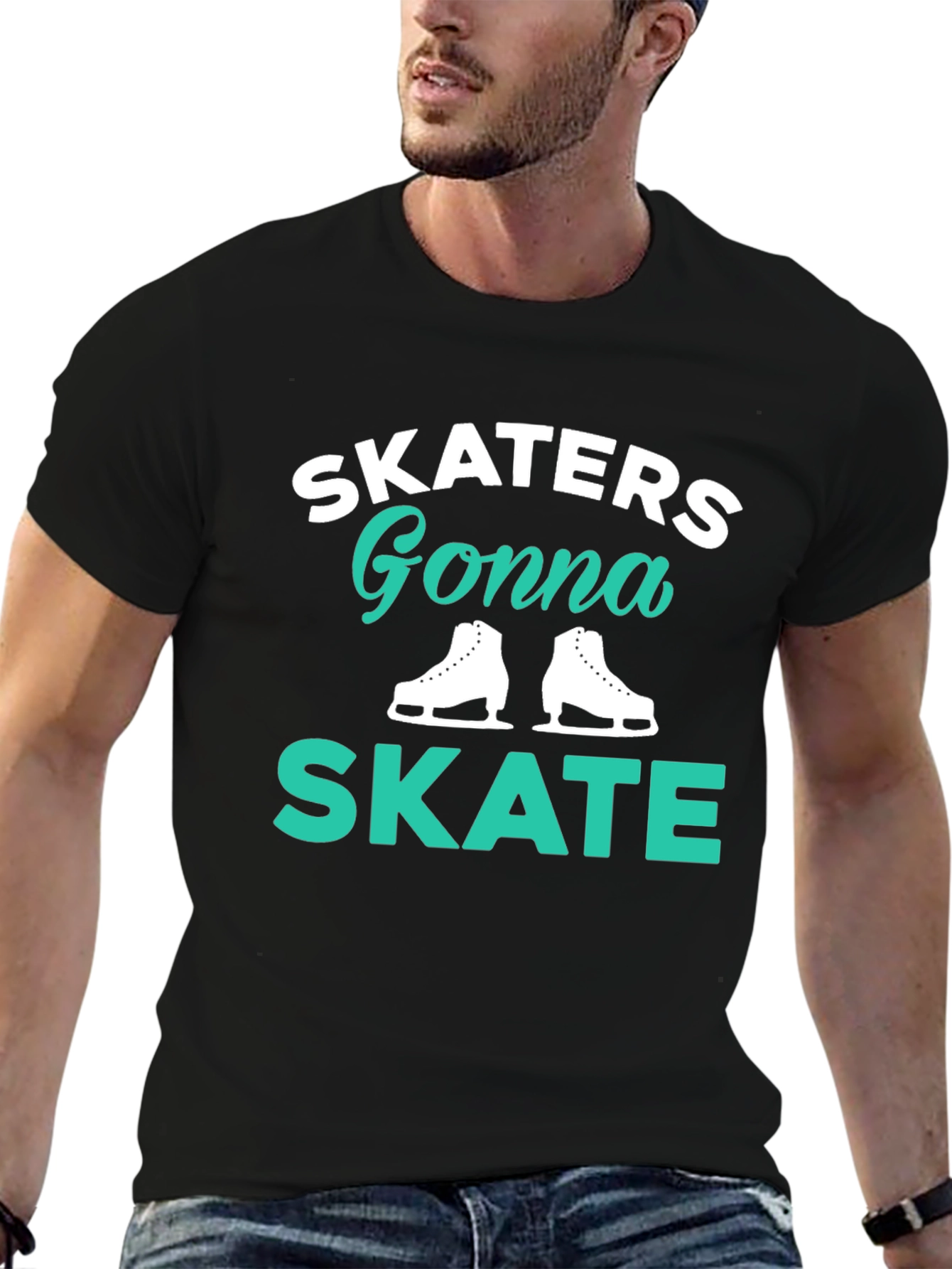 Skaters Gonna Skate Black T-Shirt