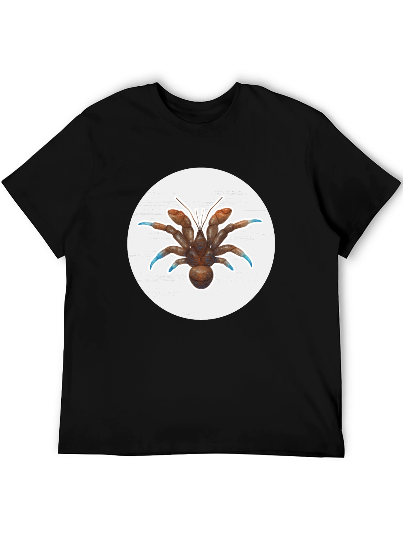 Hermit Crab Graphic Tee - Cool Marine Life Design