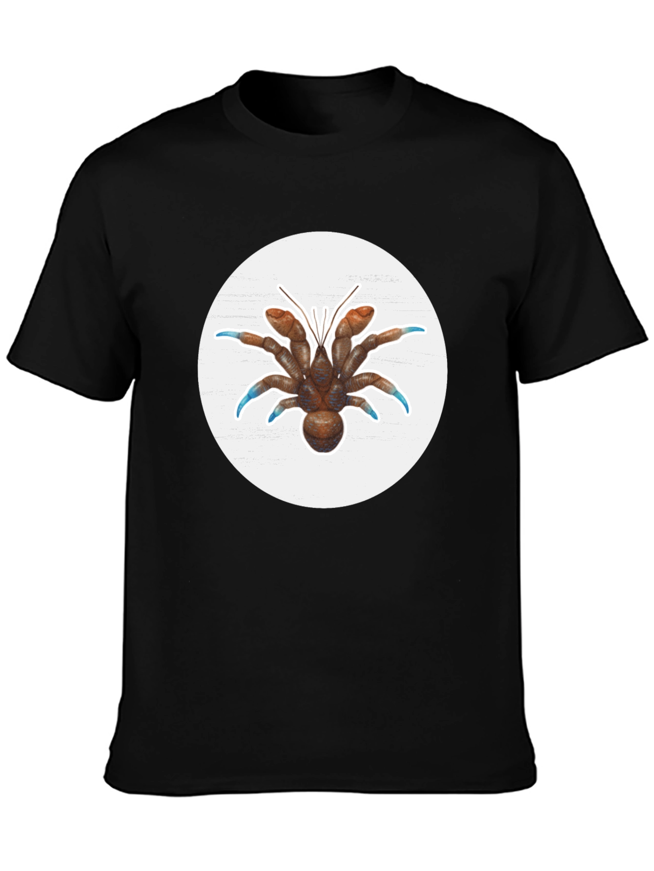 Hermit Crab Graphic Tee - Cool Marine Life Design