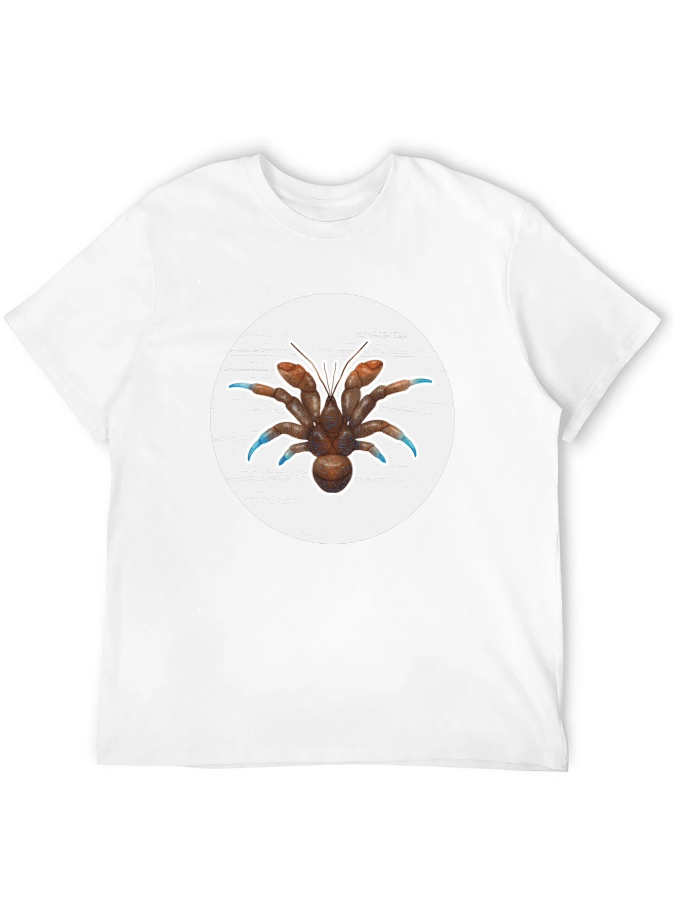 Hermit Crab Graphic Tee - Cool Marine Life Design