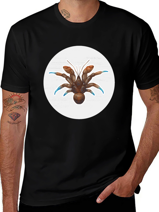 Hermit Crab Graphic Tee - Cool Marine Life Design