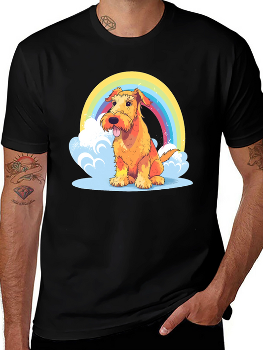 Rainbow Dog Graphic Tee - Comfort & Style!
