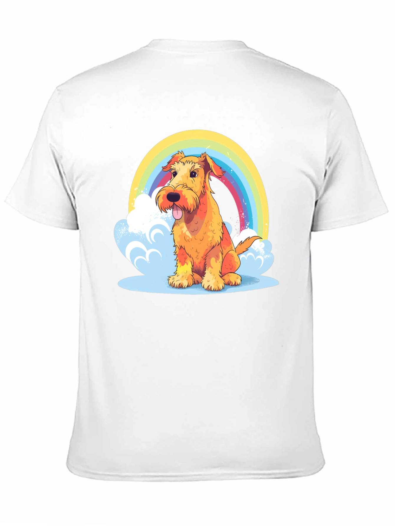 Rainbow Dog Graphic Tee - Comfort & Style!