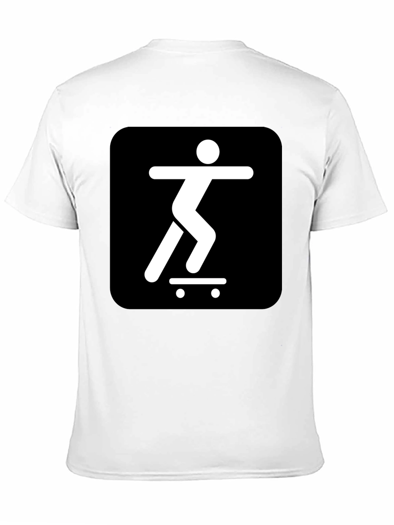Skater Icon Graphic Tee - Cool Black T-Shirt