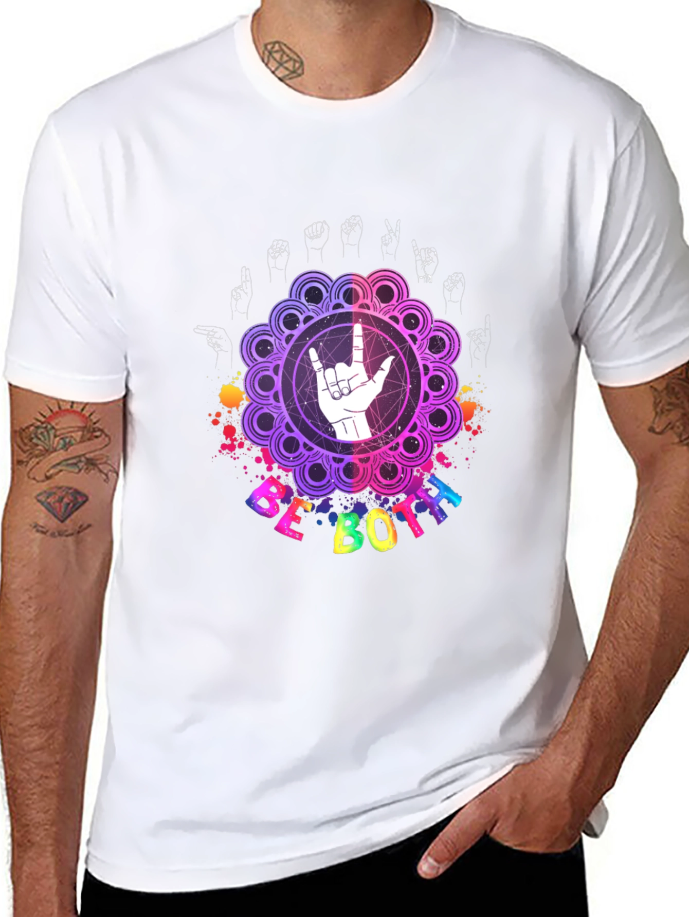 Be Both Sign Language T-Shirt