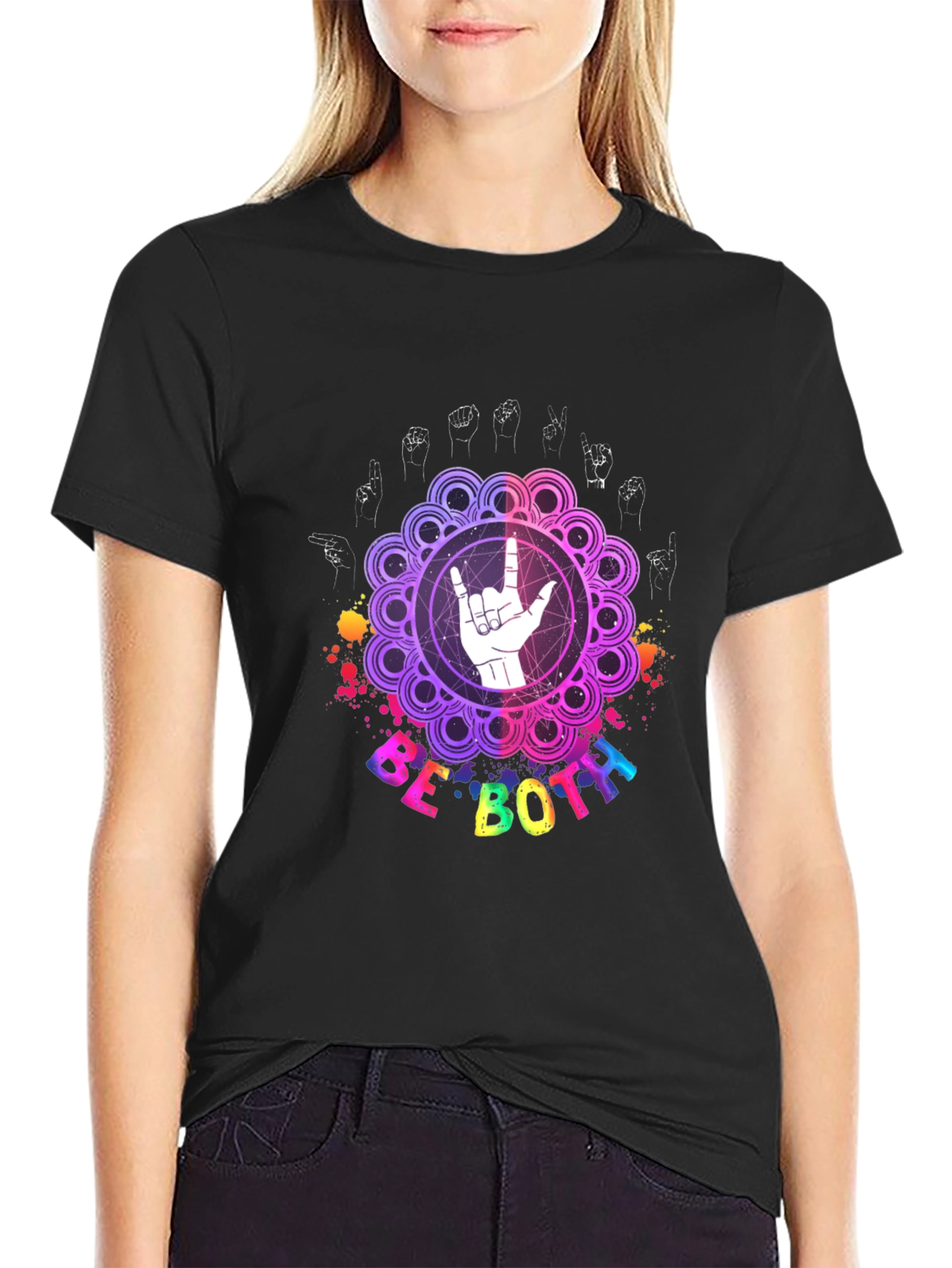 Be Both Sign Language T-Shirt