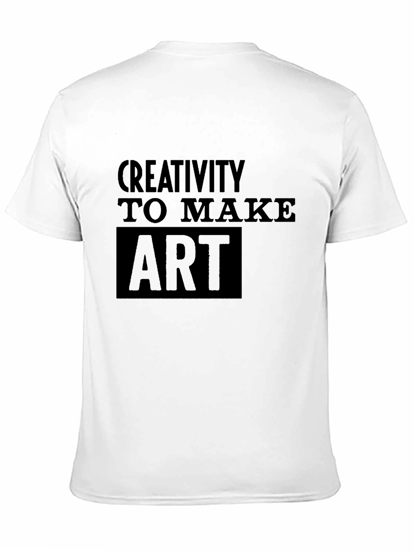 Creativity to Make Art Black T-Shirt