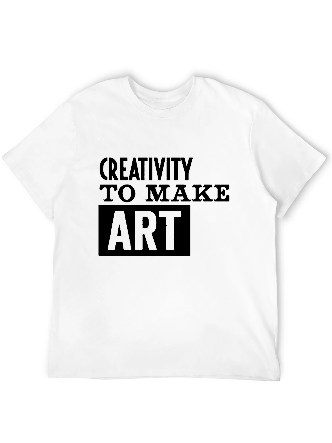Creativity to Make Art Black T-Shirt