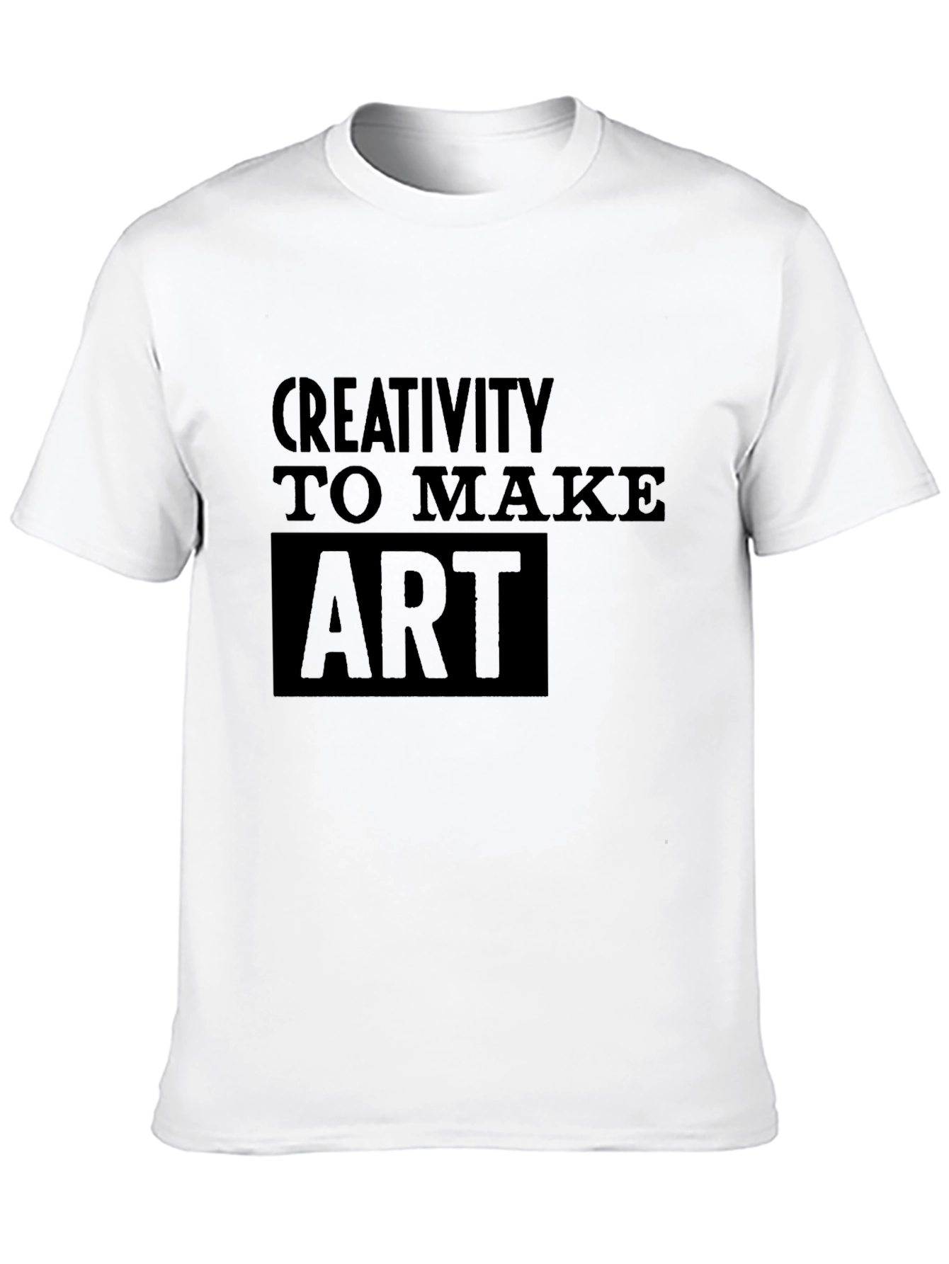 Creativity to Make Art Black T-Shirt