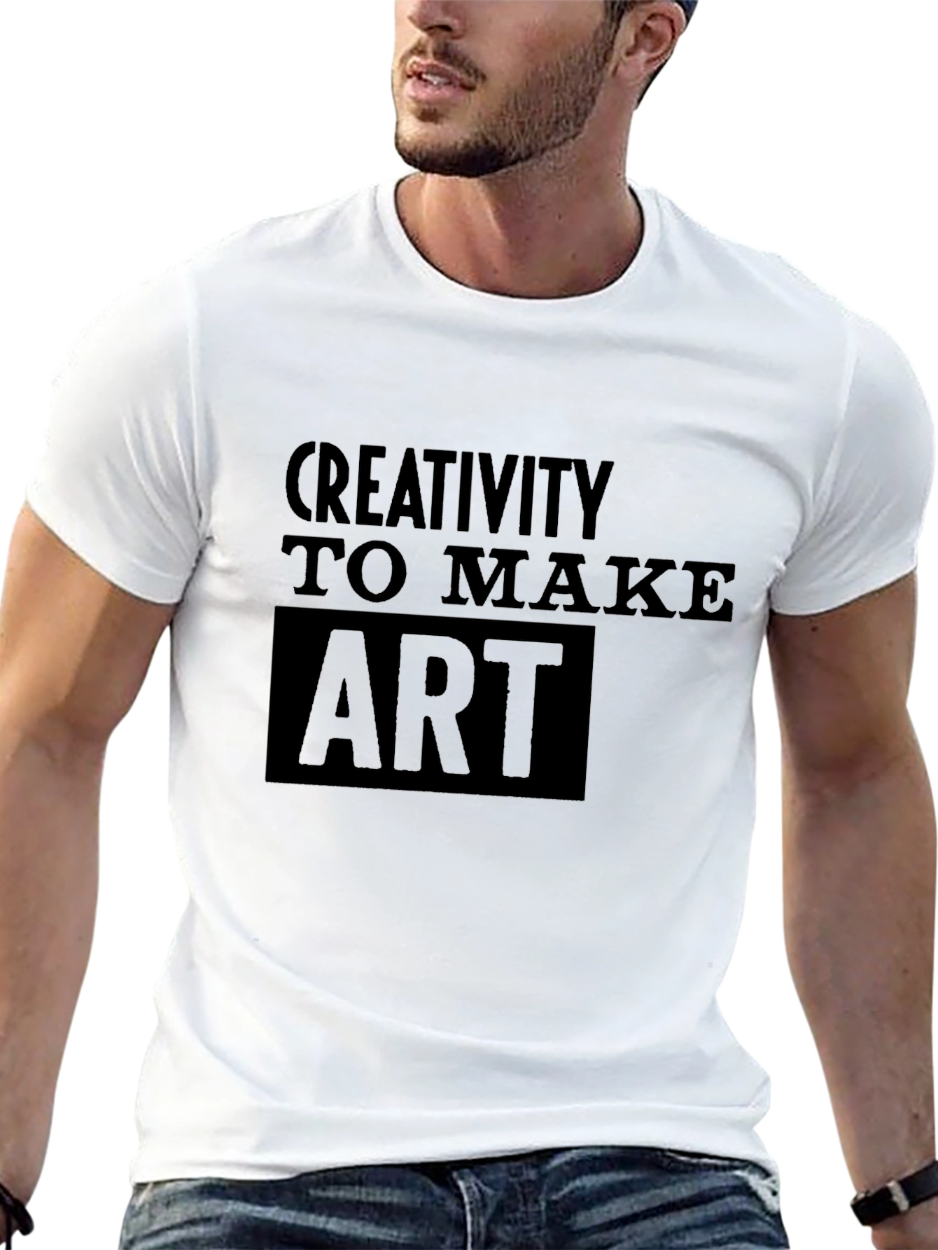 Creativity to Make Art Black T-Shirt