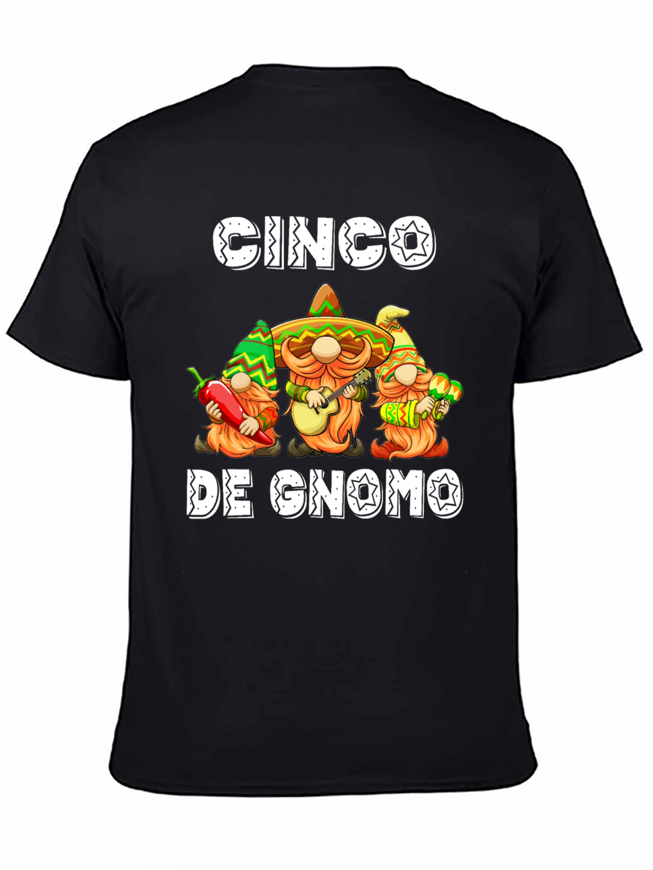 Cinco De Gnomo T-Shirt - Festive Gnomes!