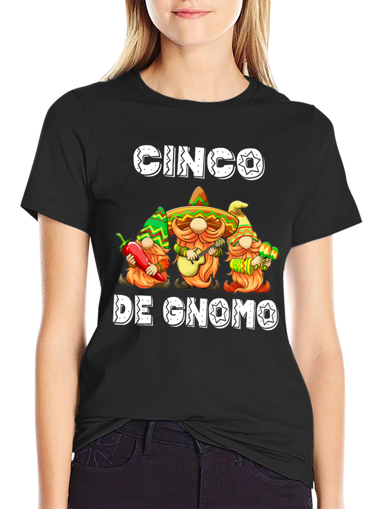 Cinco De Gnomo T-Shirt - Festive Gnomes!