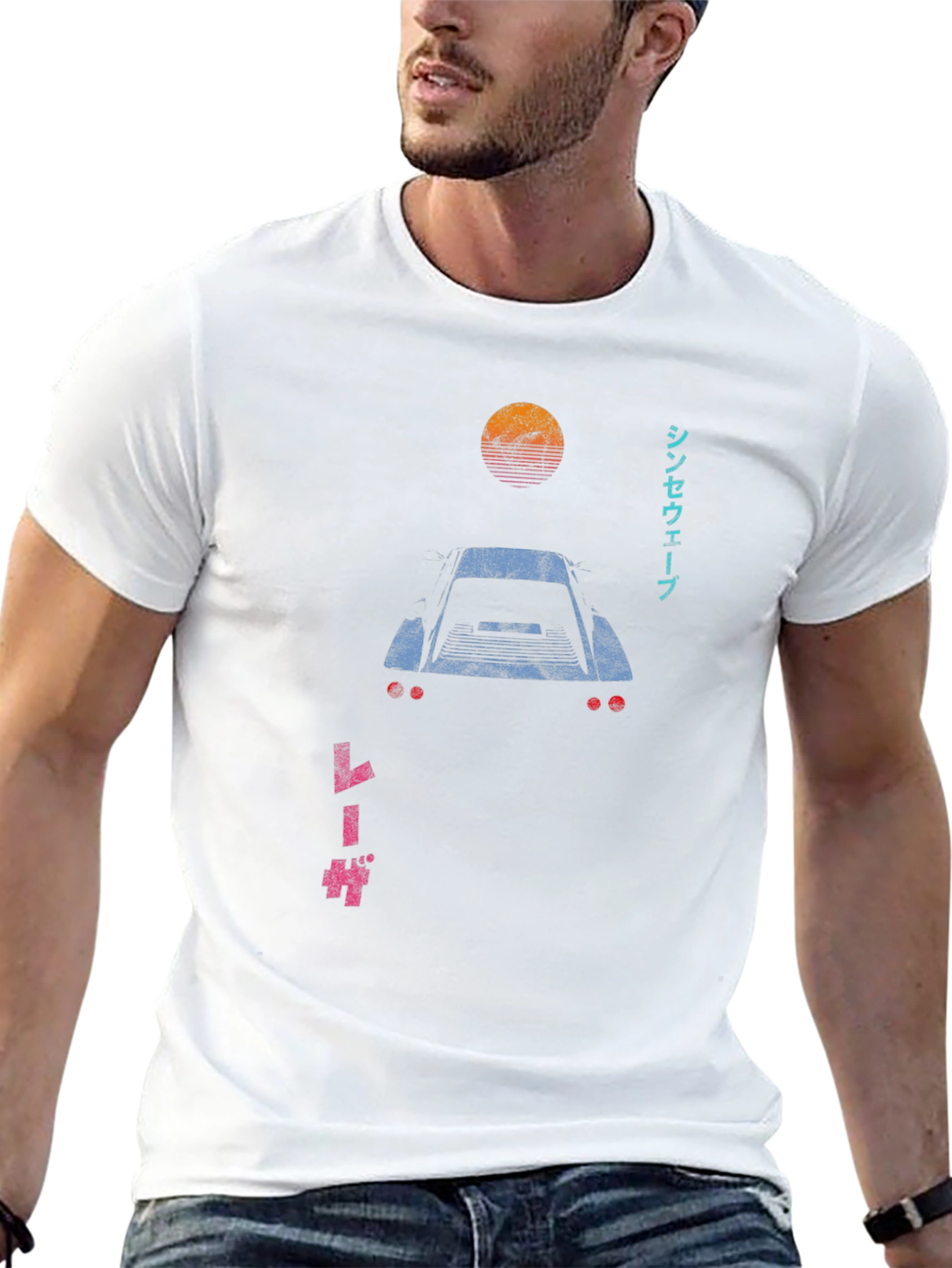 Retro Synthwave Car T-Shirt