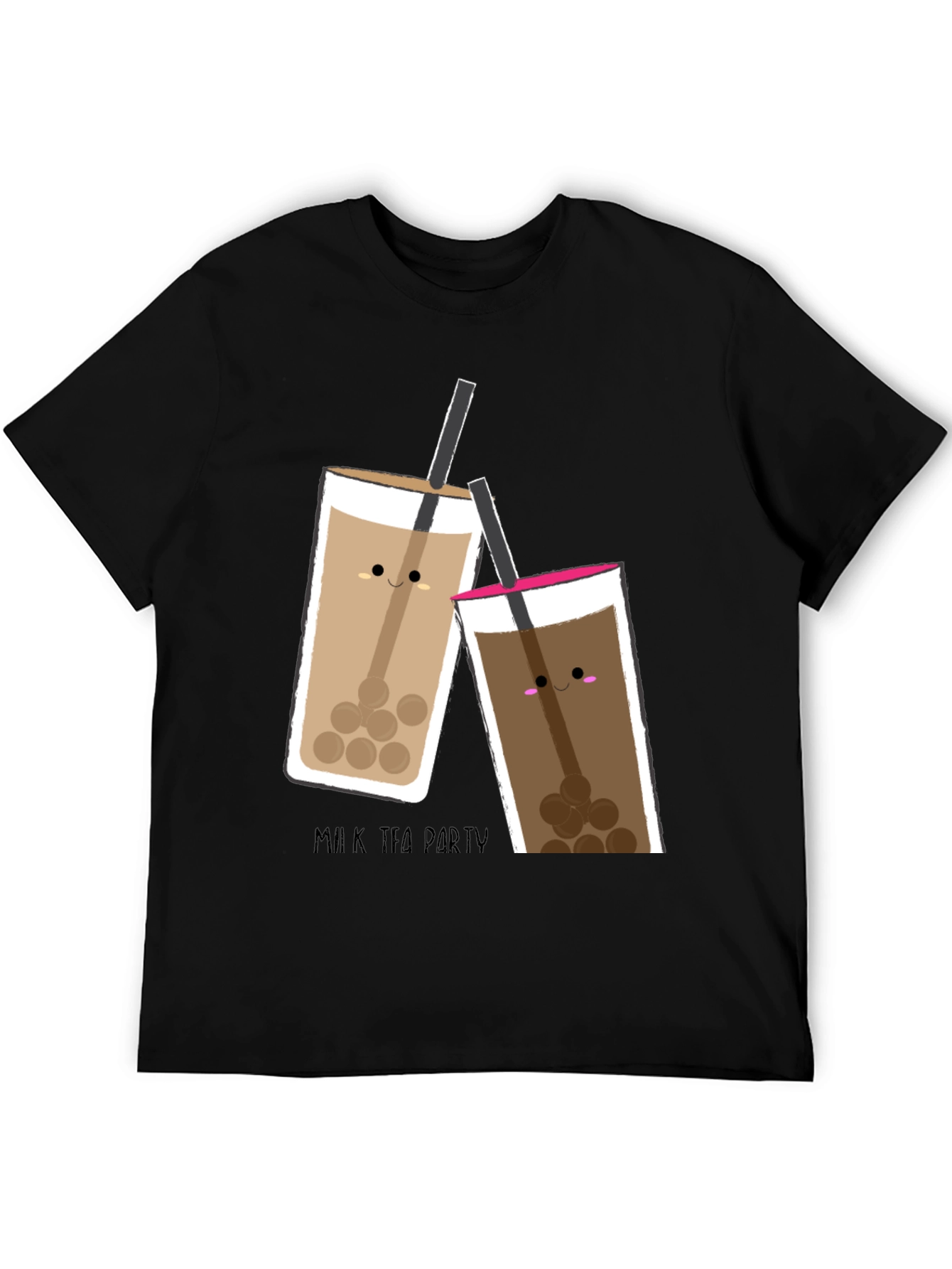 Cute Bubble Tea T-Shirt - Milk Tea Party