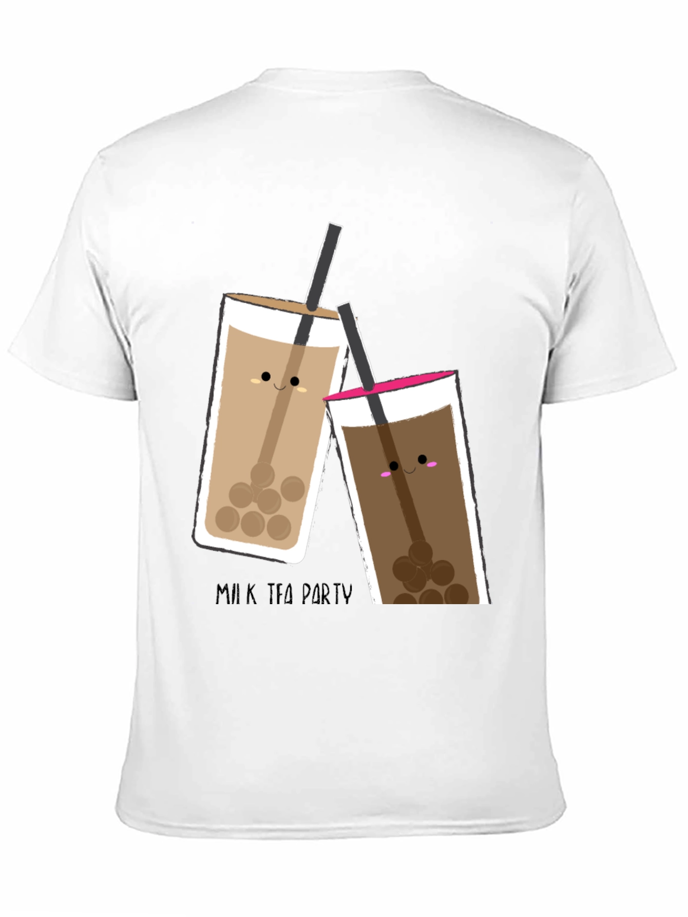 Cute Bubble Tea T-Shirt - Milk Tea Party