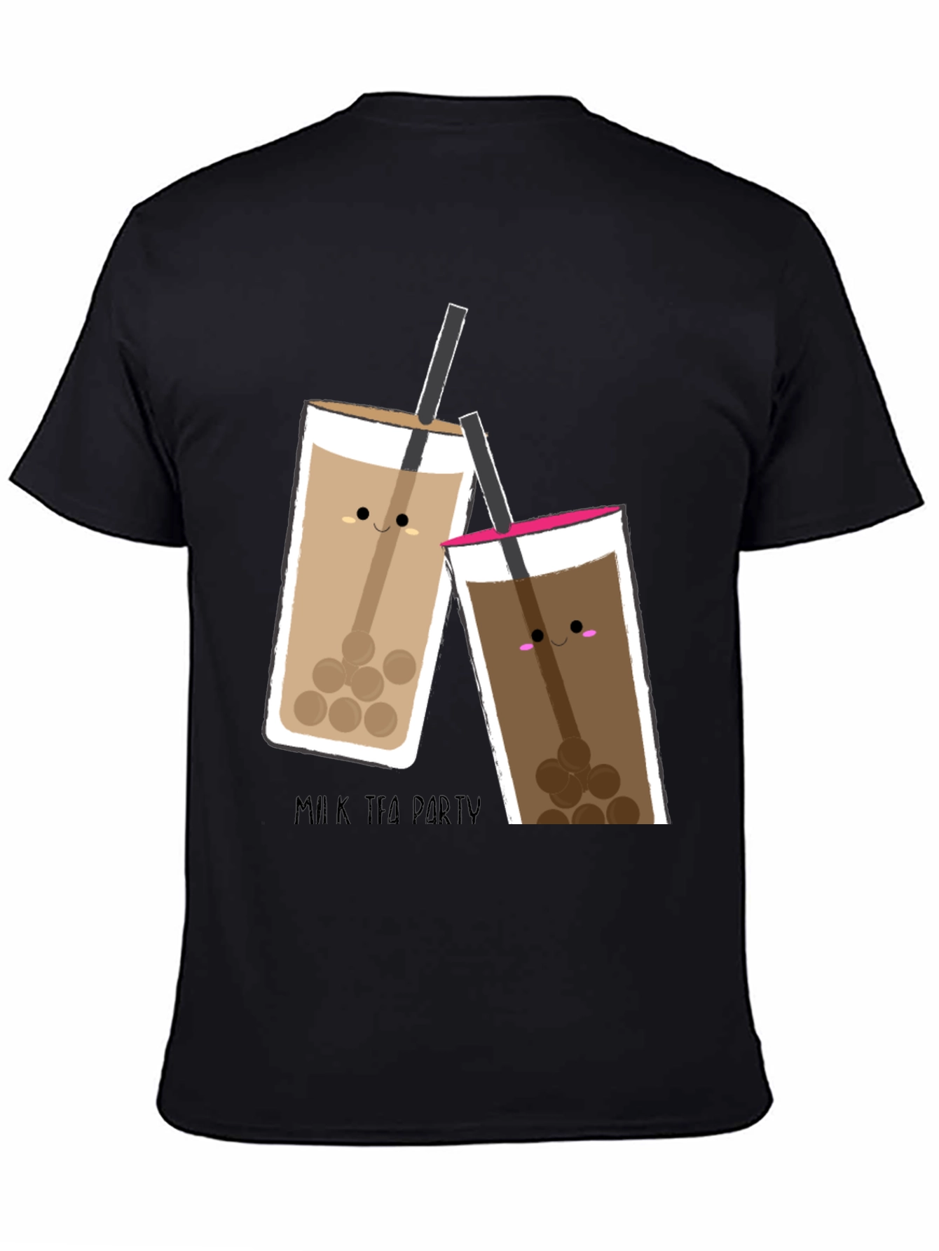 Cute Bubble Tea T-Shirt - Milk Tea Party