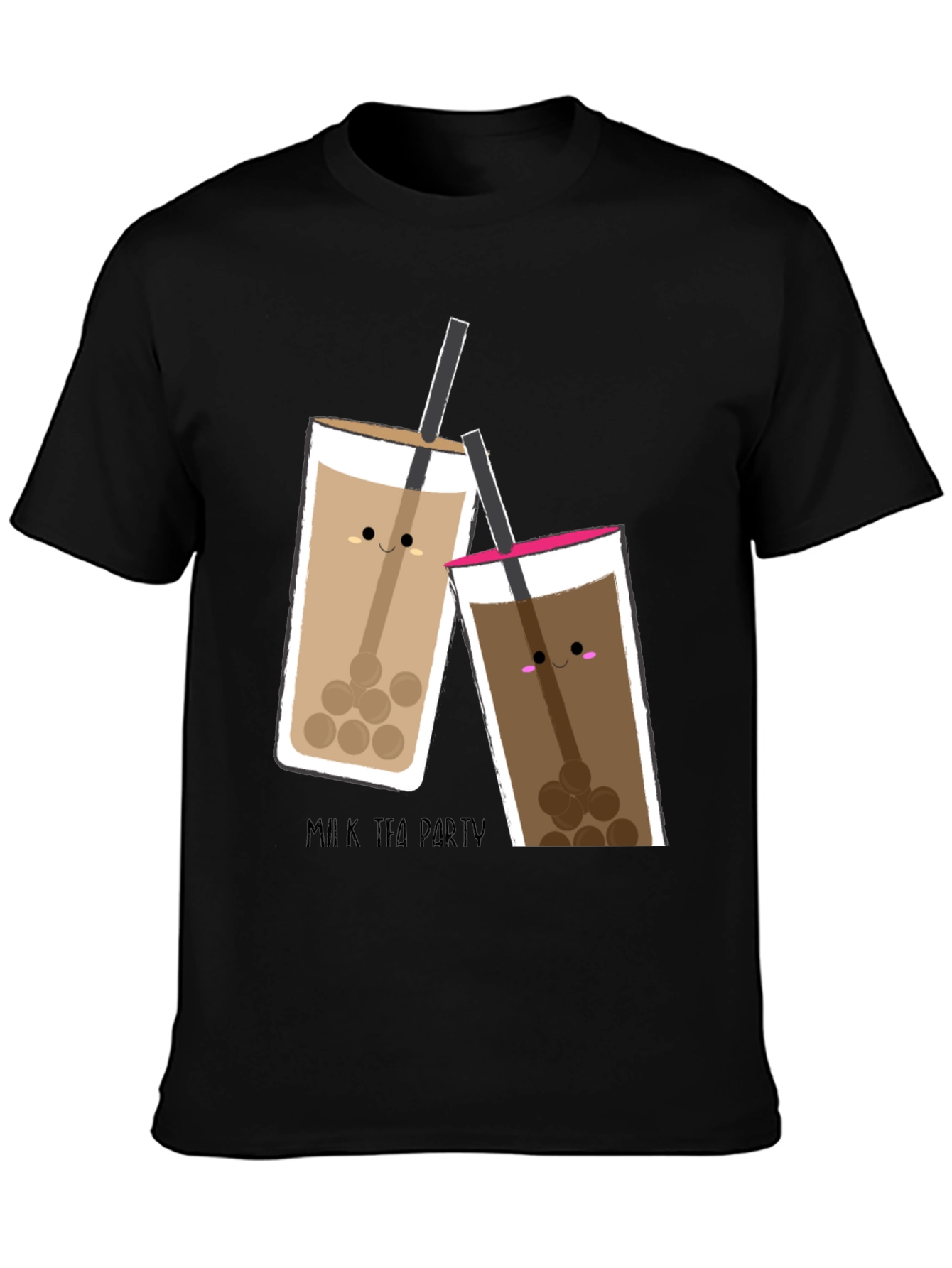 Cute Bubble Tea T-Shirt - Milk Tea Party