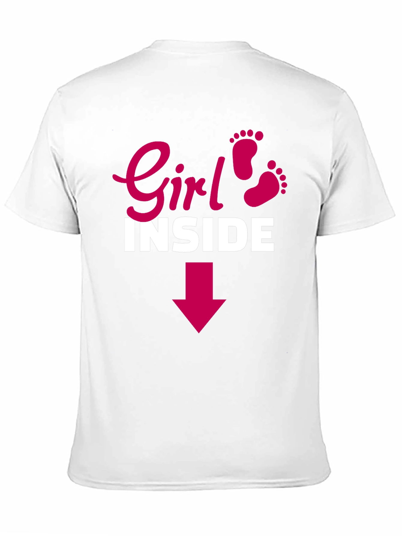Girl Inside Arrow Graphic Maternity T-Shirt