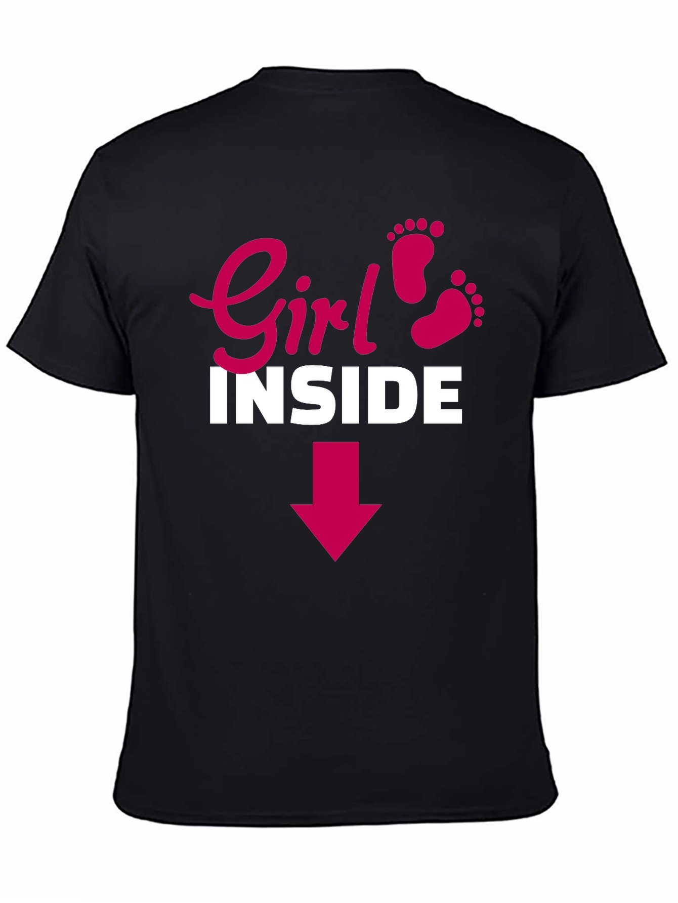 Girl Inside Arrow Graphic Maternity T-Shirt