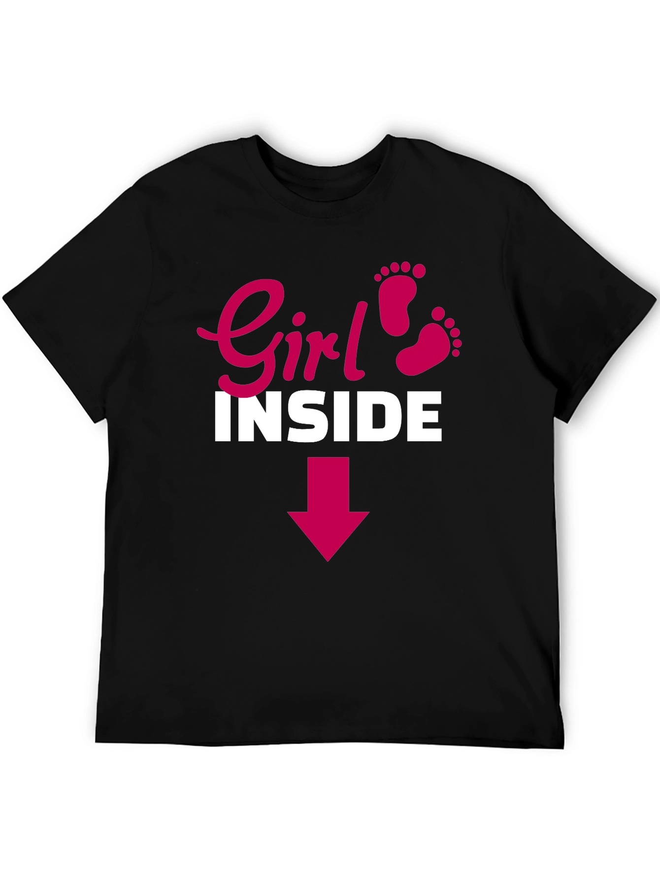Girl Inside Arrow Graphic Maternity T-Shirt