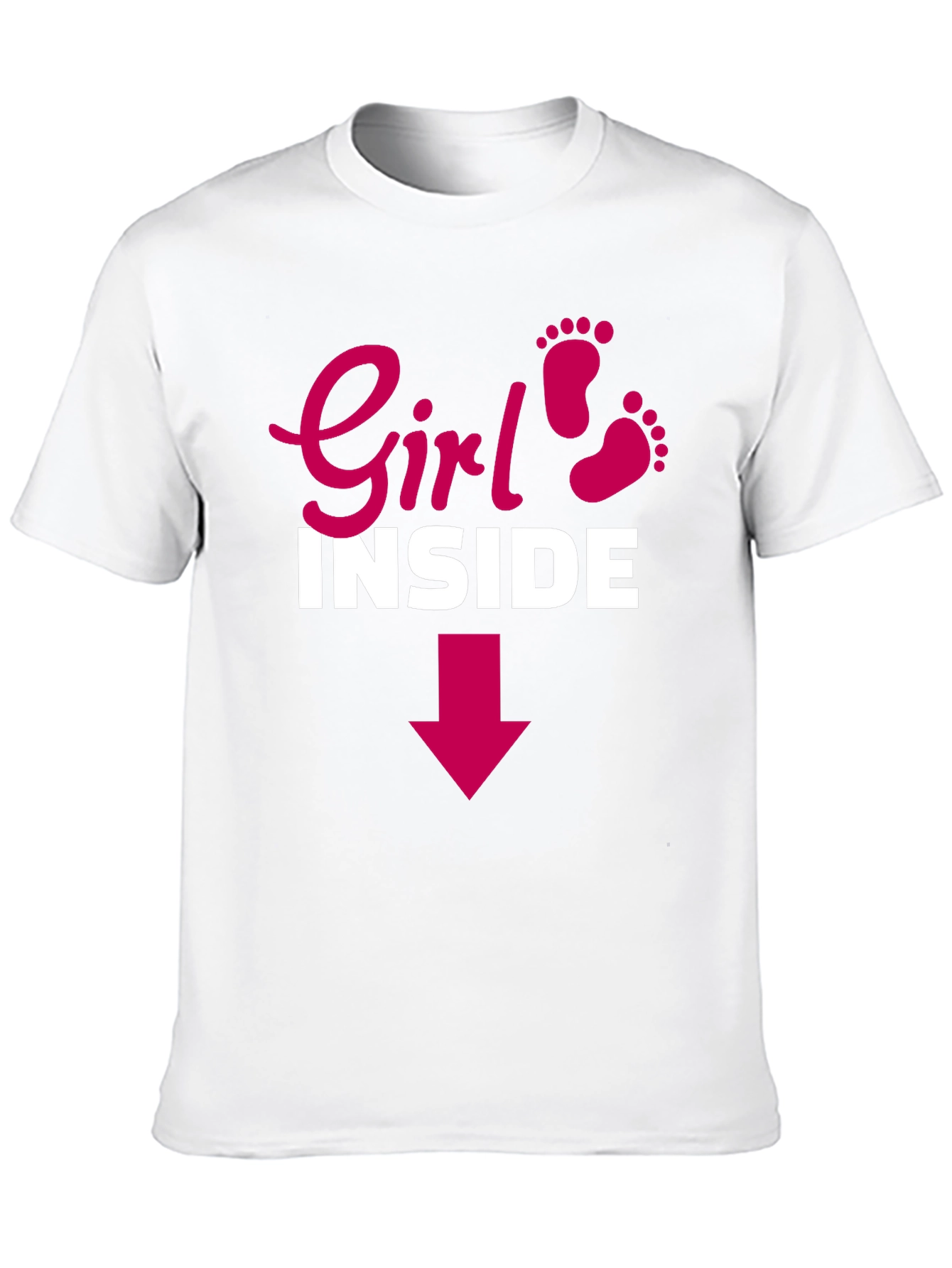 Girl Inside Arrow Graphic Maternity T-Shirt