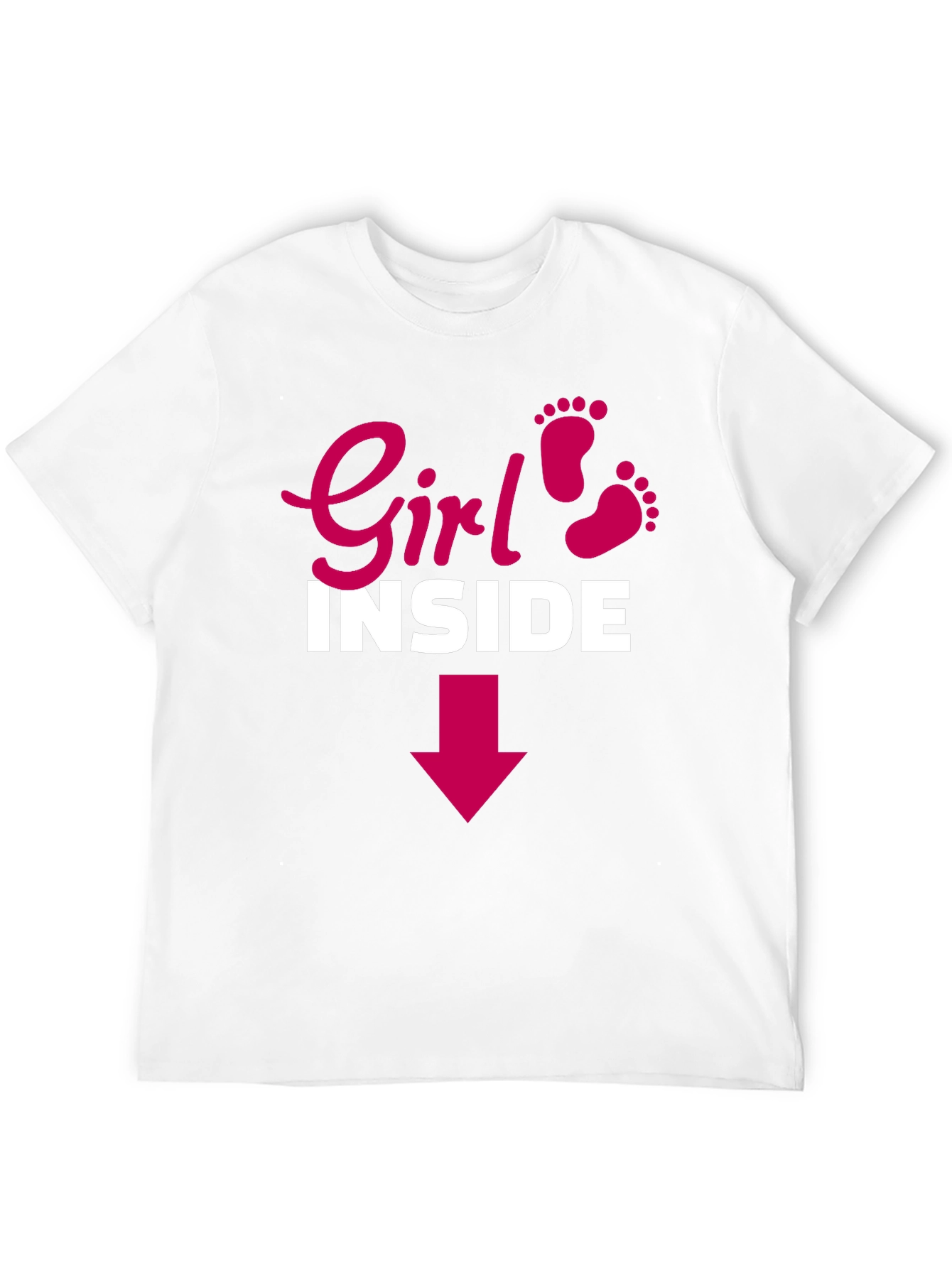 Girl Inside Arrow Graphic Maternity T-Shirt