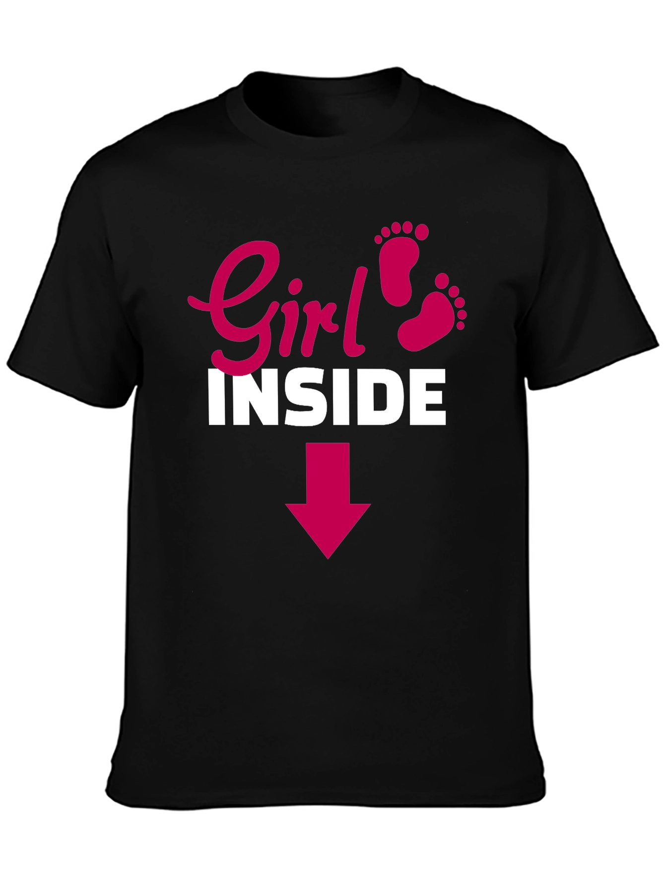 Girl Inside Arrow Graphic Maternity T-Shirt