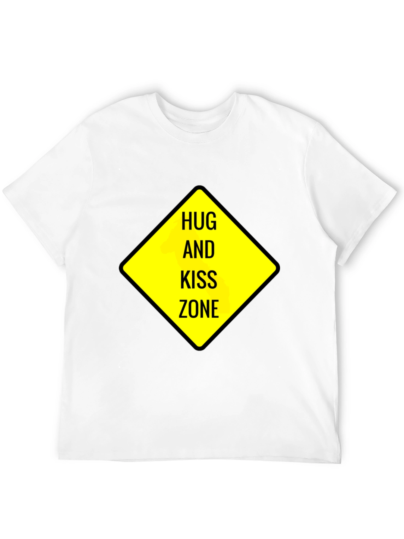 Hug and Kiss Zone Graphic T-Shirt