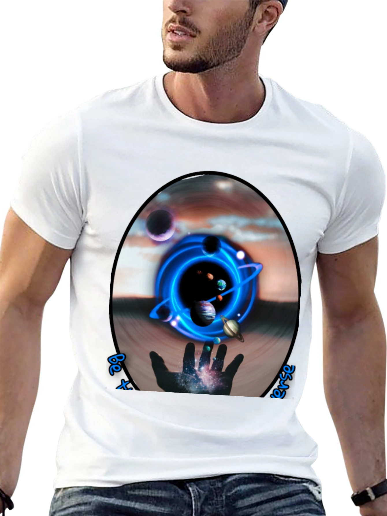 Cosmic Universe T-Shirt - Galaxy Design