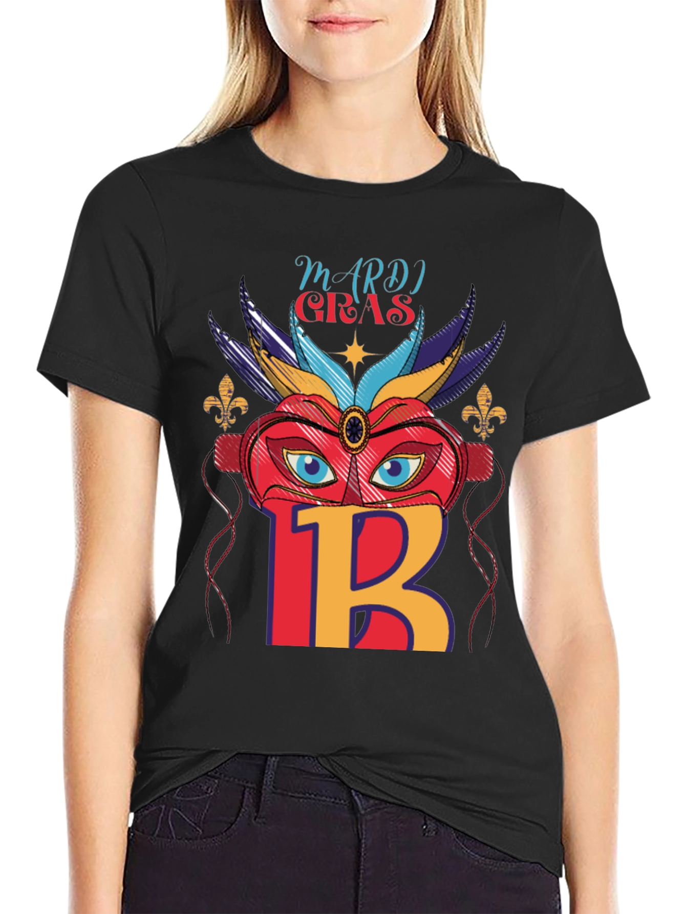 Mardi Gras Mask T-Shirt