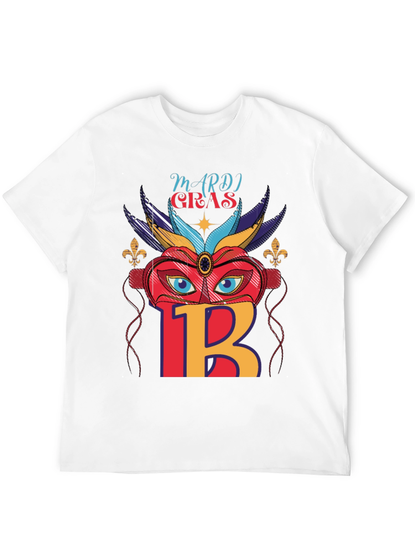 Mardi Gras Mask T-Shirt