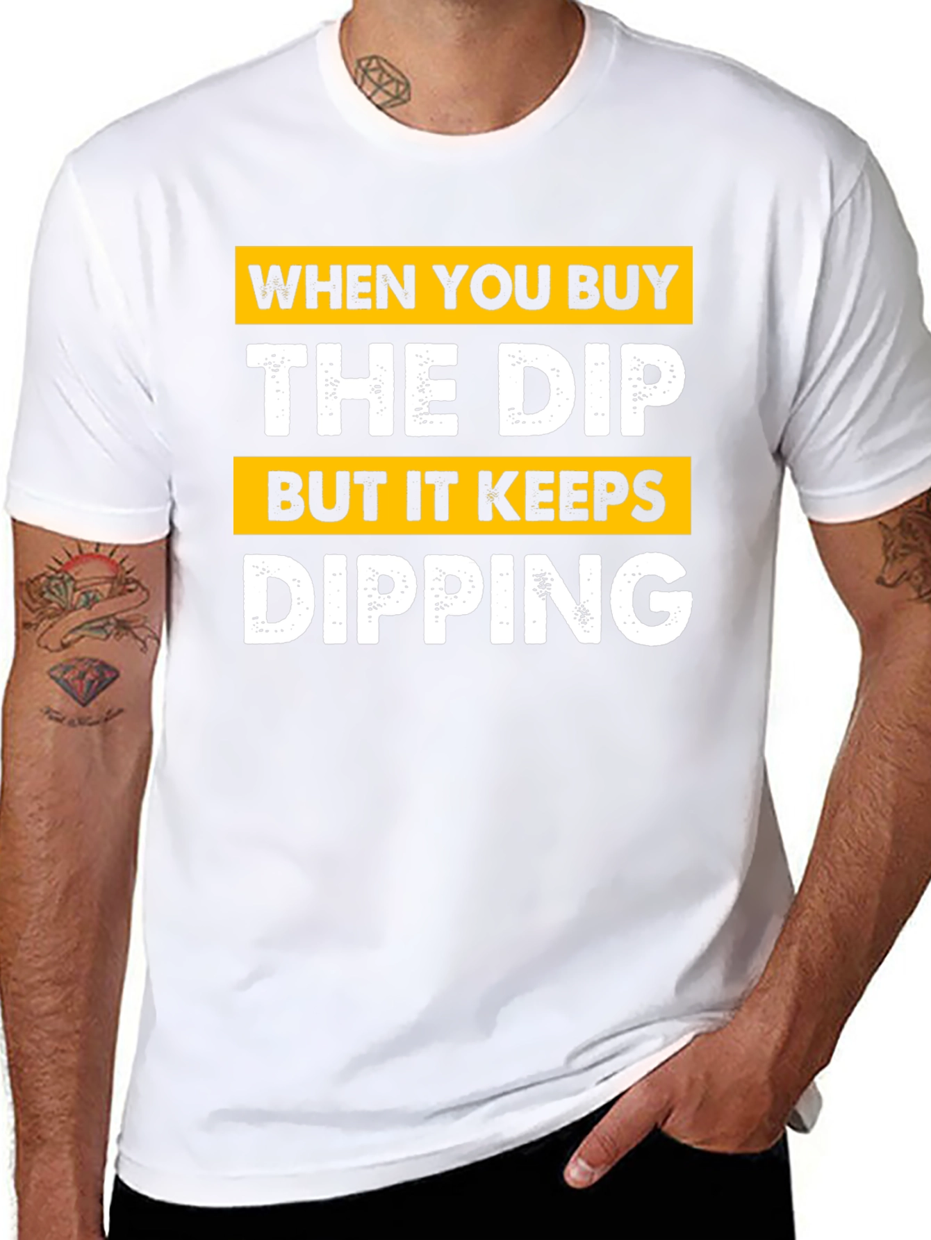 Buy The Dip T-Shirt - Crypto Investor Tee