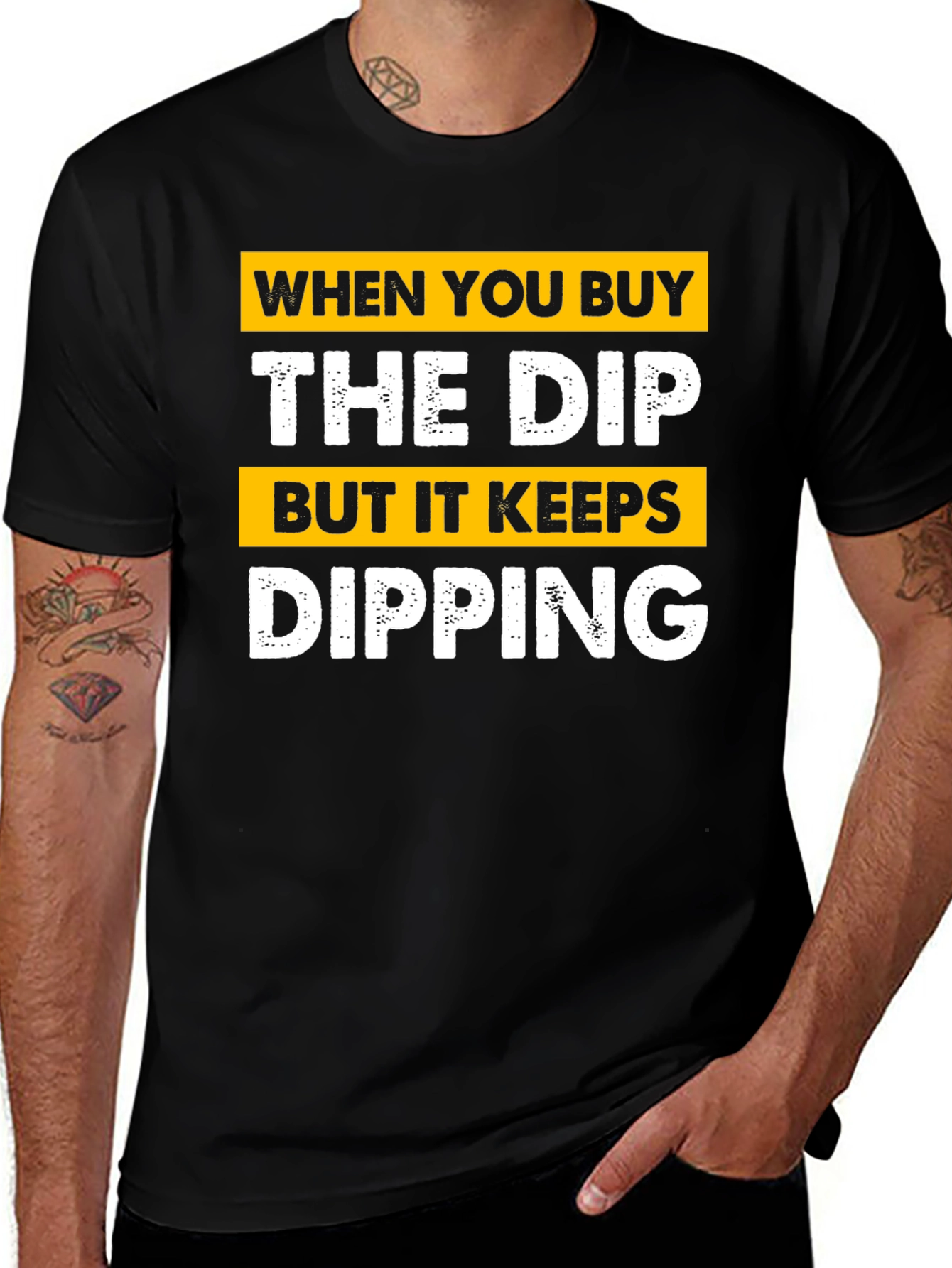 Buy The Dip T-Shirt - Crypto Investor Tee