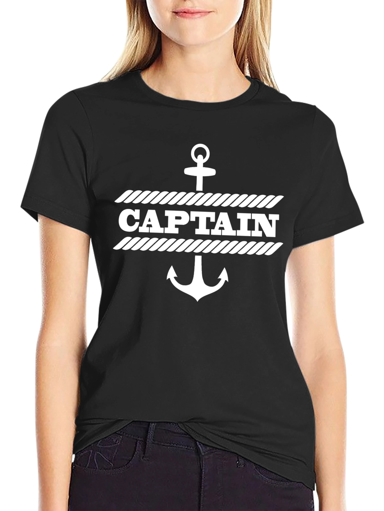 Captain Anchor Graphic T-Shirt | Nautical Theme