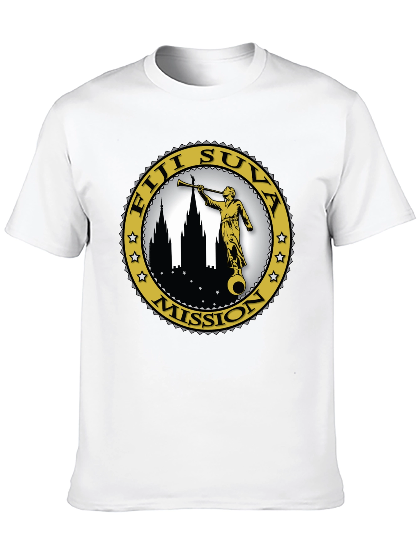 Fiji Suva Mission T-Shirt - Black Graphic Tee