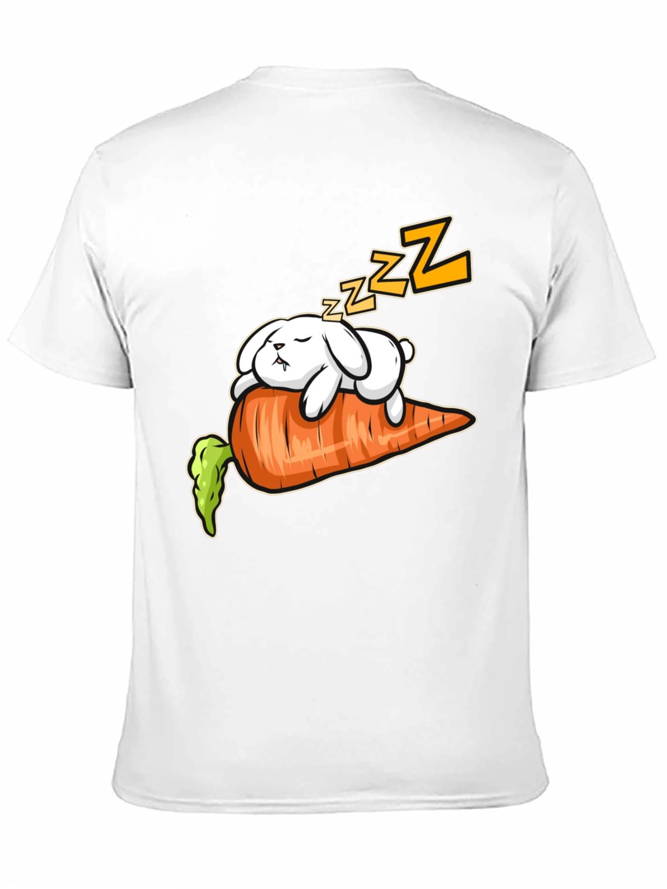 Cute Rabbit on Carrot T-Shirt