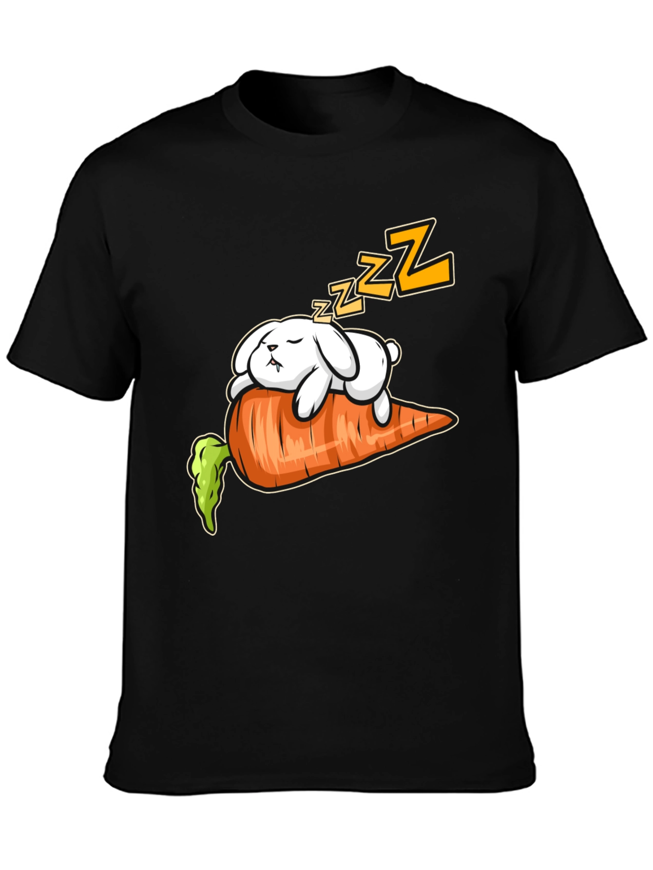 Cute Rabbit on Carrot T-Shirt