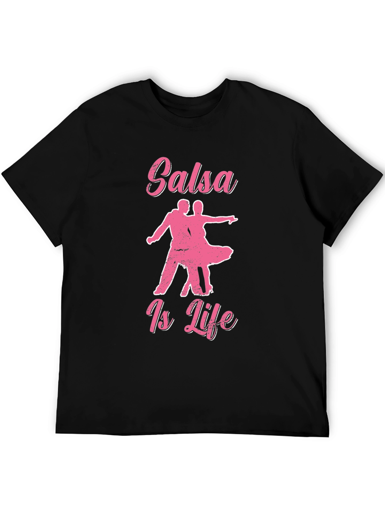 Salsa Is Life Graphic Tee - Black