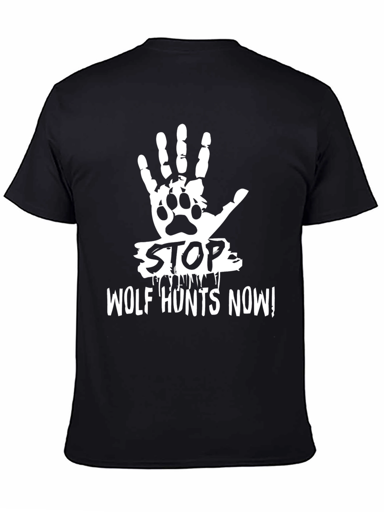 Stop Wolf Hunts Now Graphic Tee