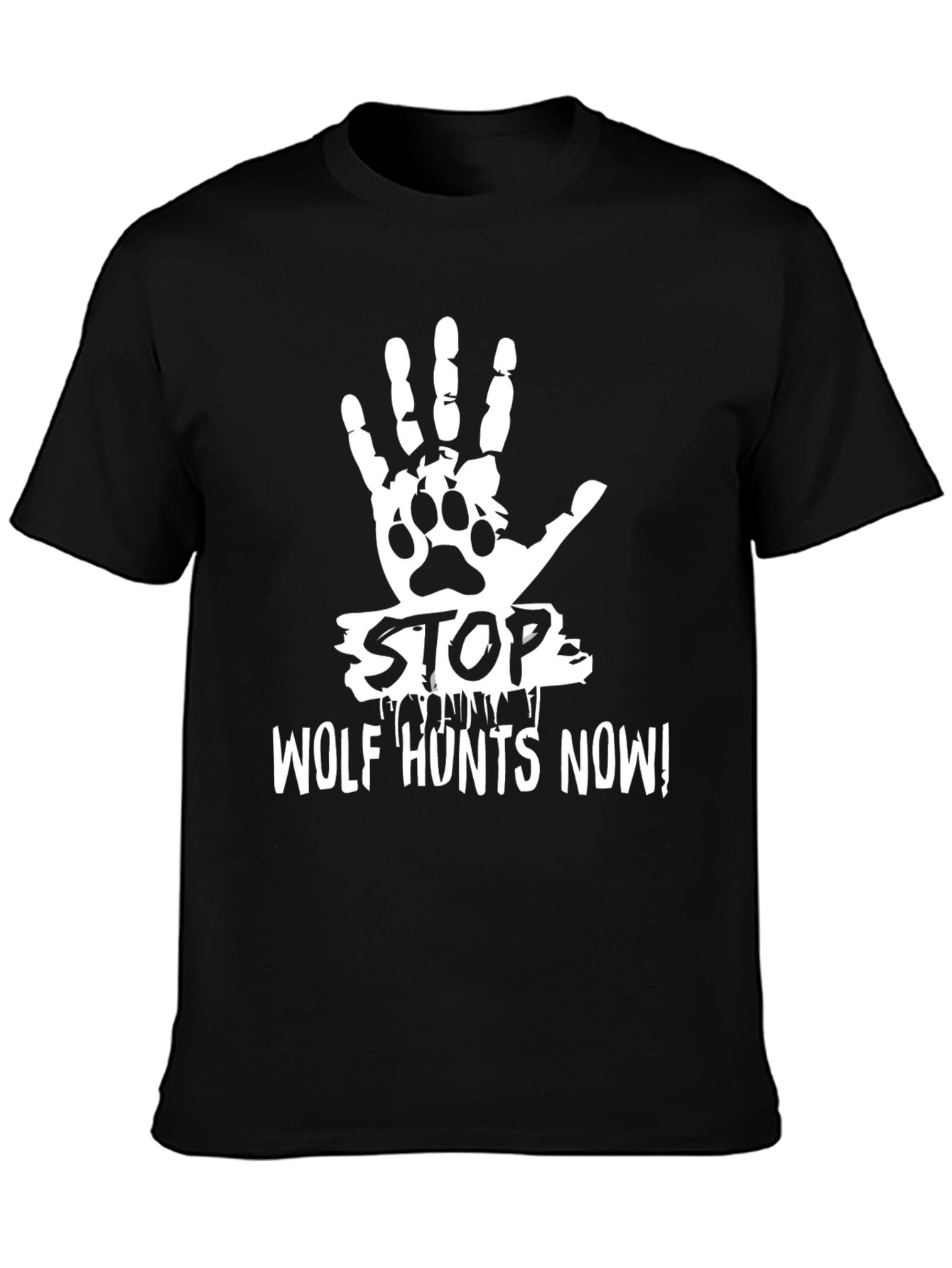 Stop Wolf Hunts Now Graphic Tee