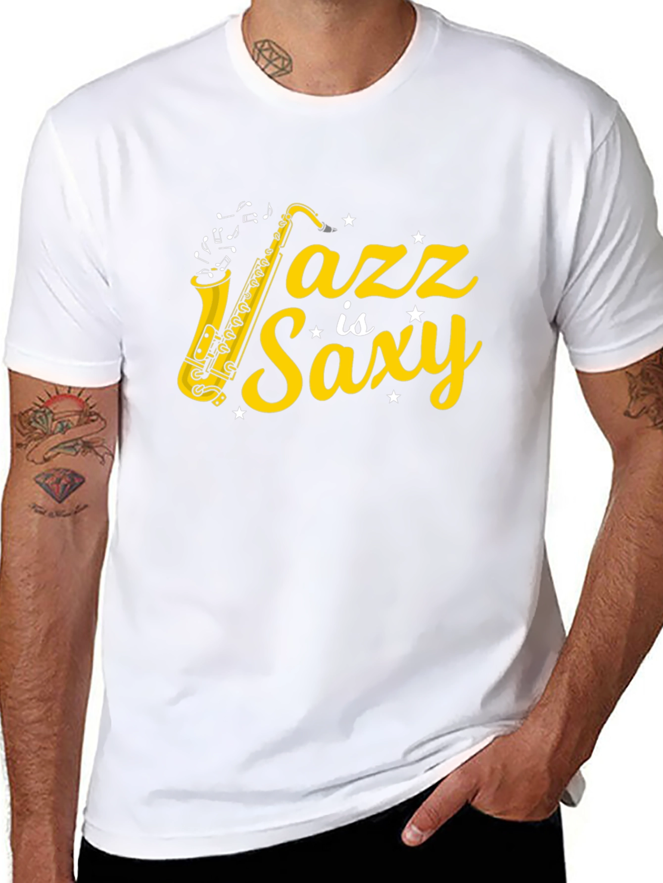 Jazz is Saxy Graphic T-Shirt