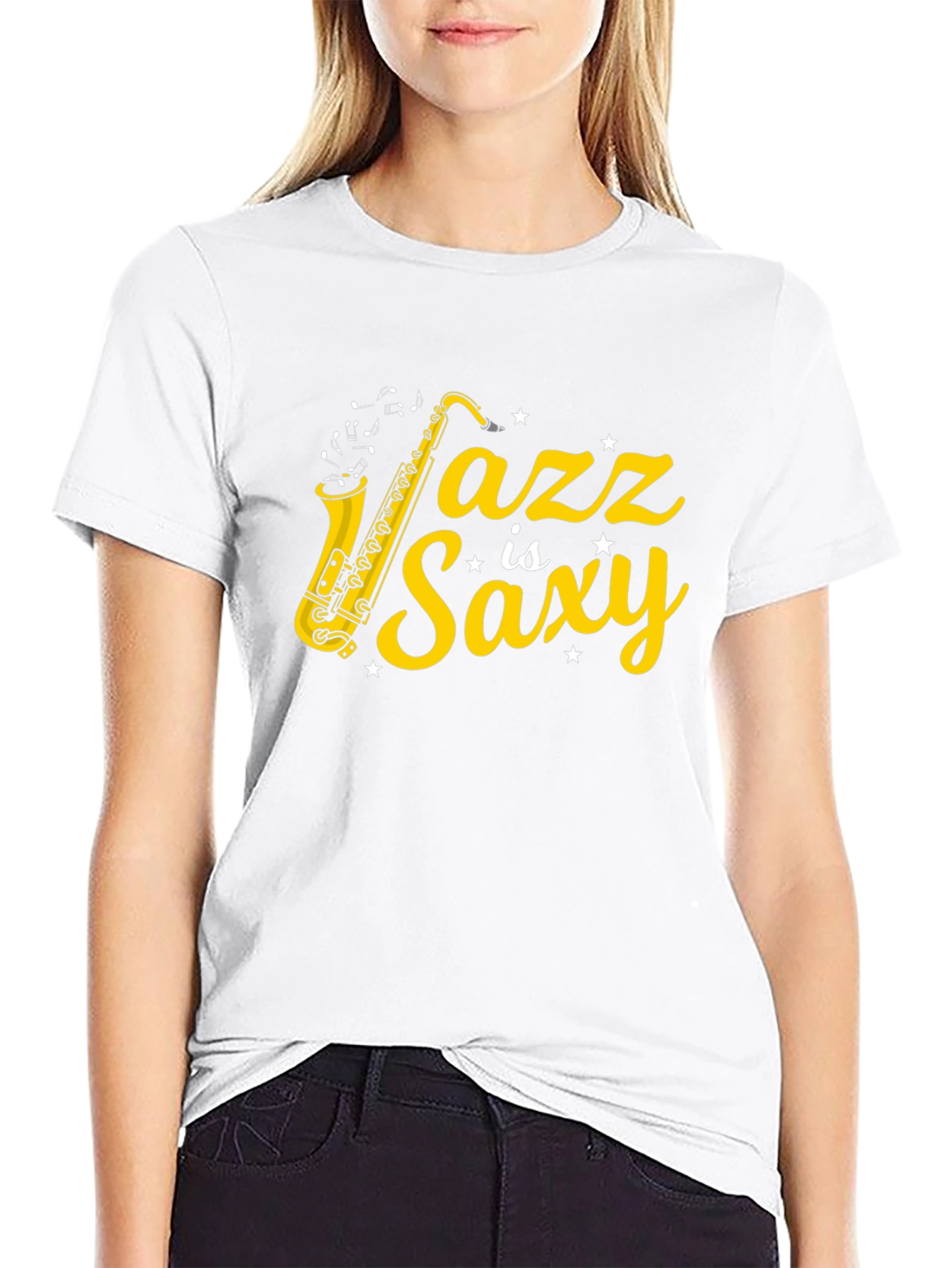 Jazz is Saxy Graphic T-Shirt