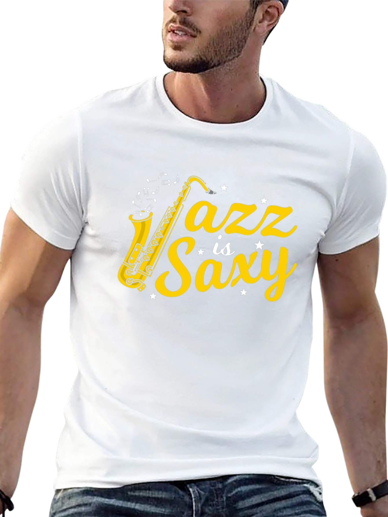 Jazz is Saxy Graphic T-Shirt