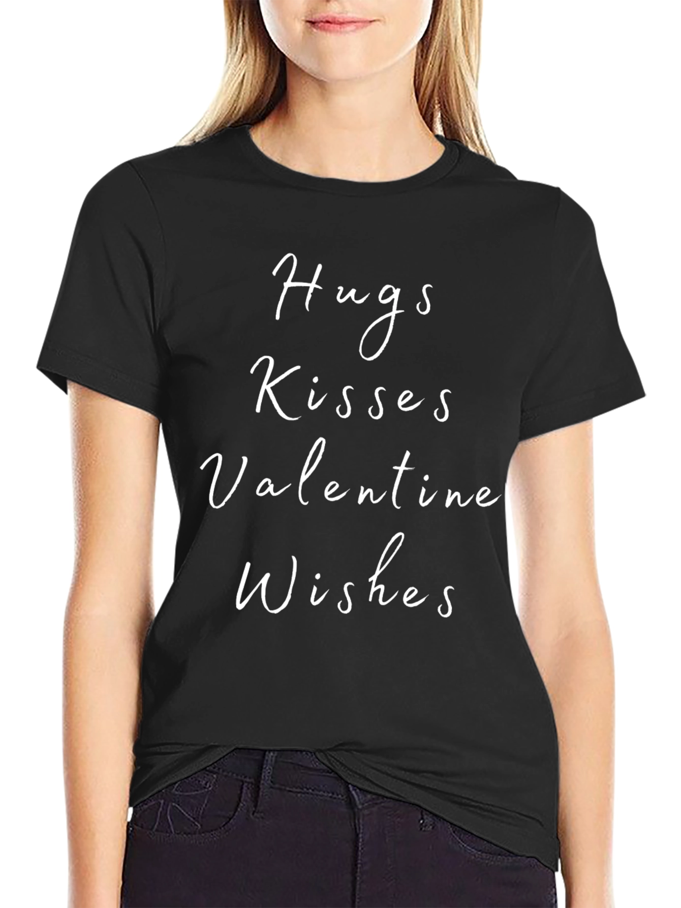 Hugs Kisses Valentine Wishes T-Shirt
