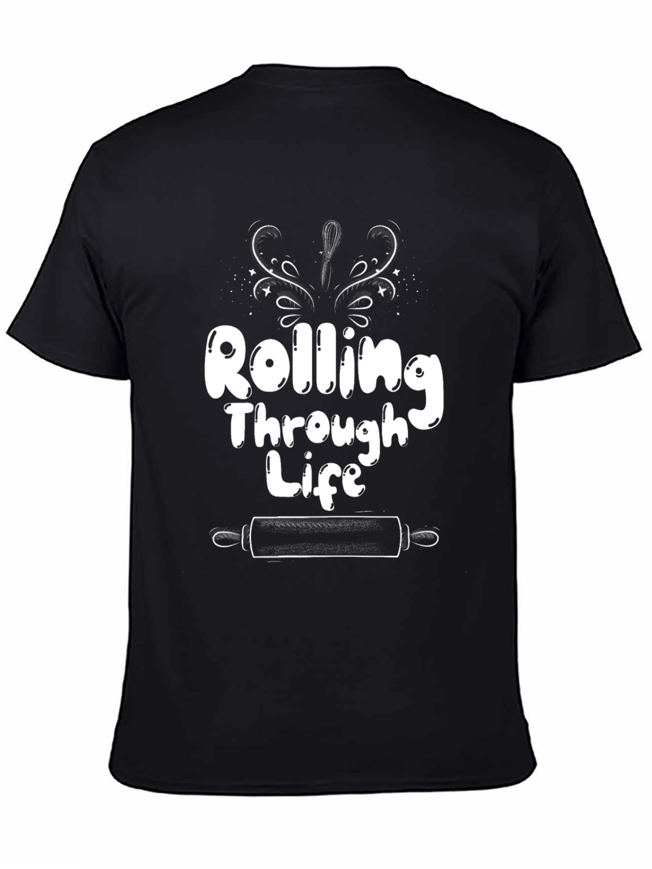 Rolling Through Life Graphic T-Shirt